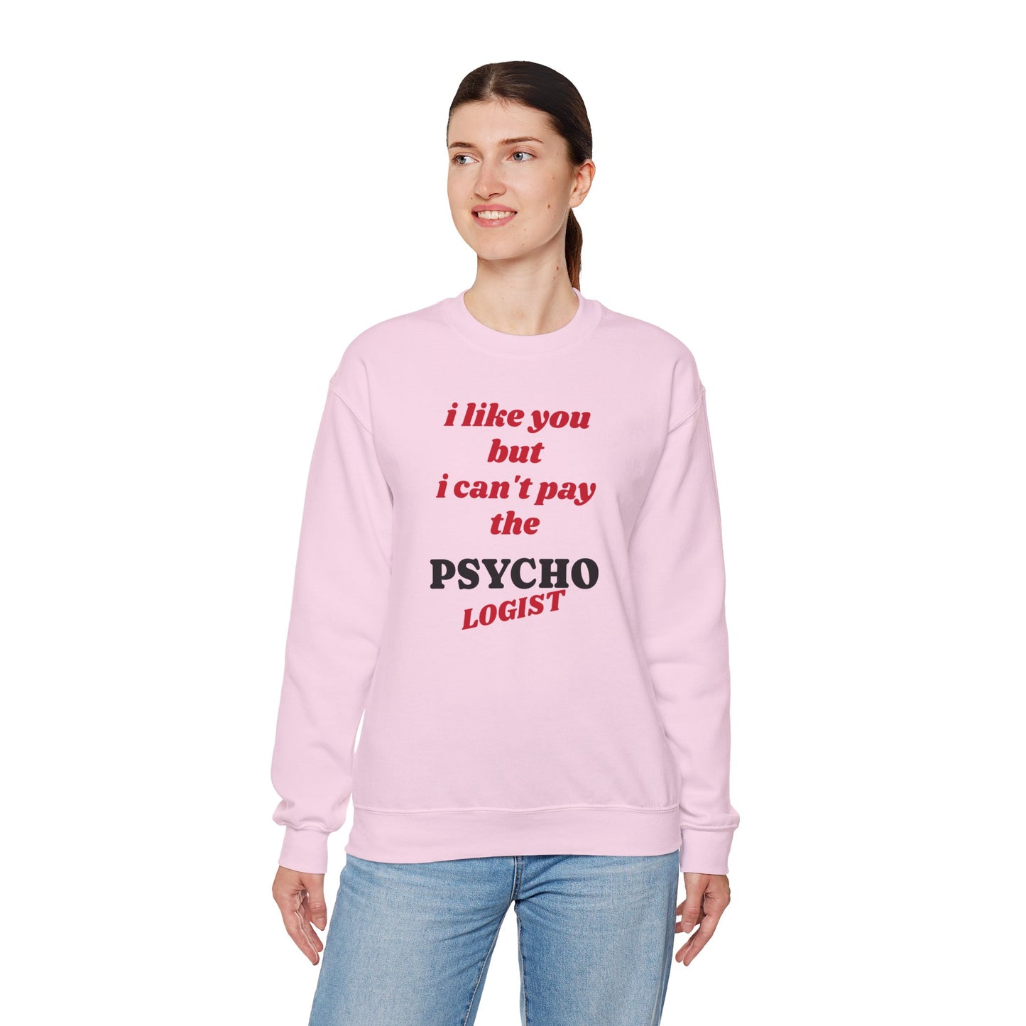 Valentine Funny Tee - Unisex Heavy Blend Crewneck Sweatshirt