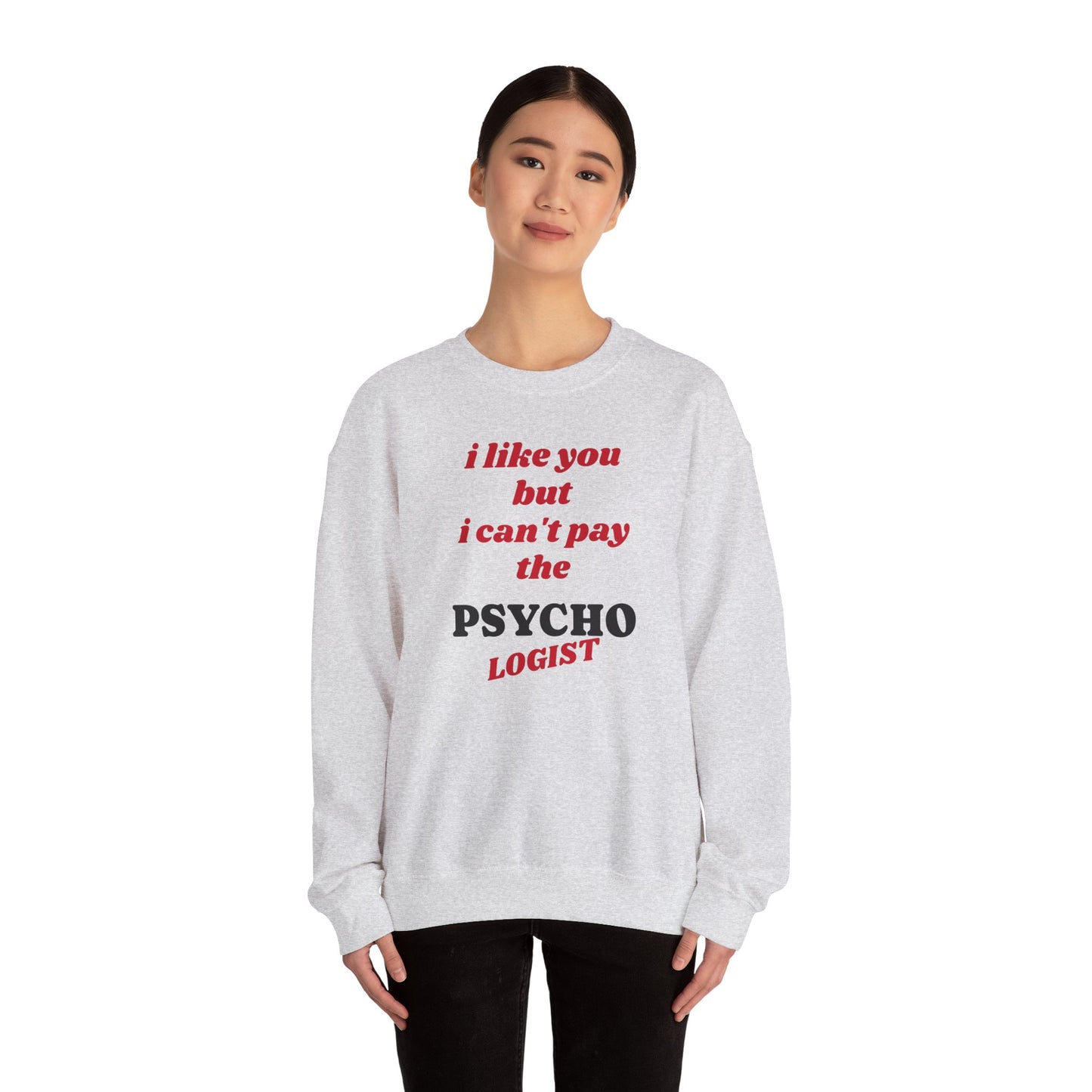 Valentine Funny Tee - Unisex Heavy Blend Crewneck Sweatshirt