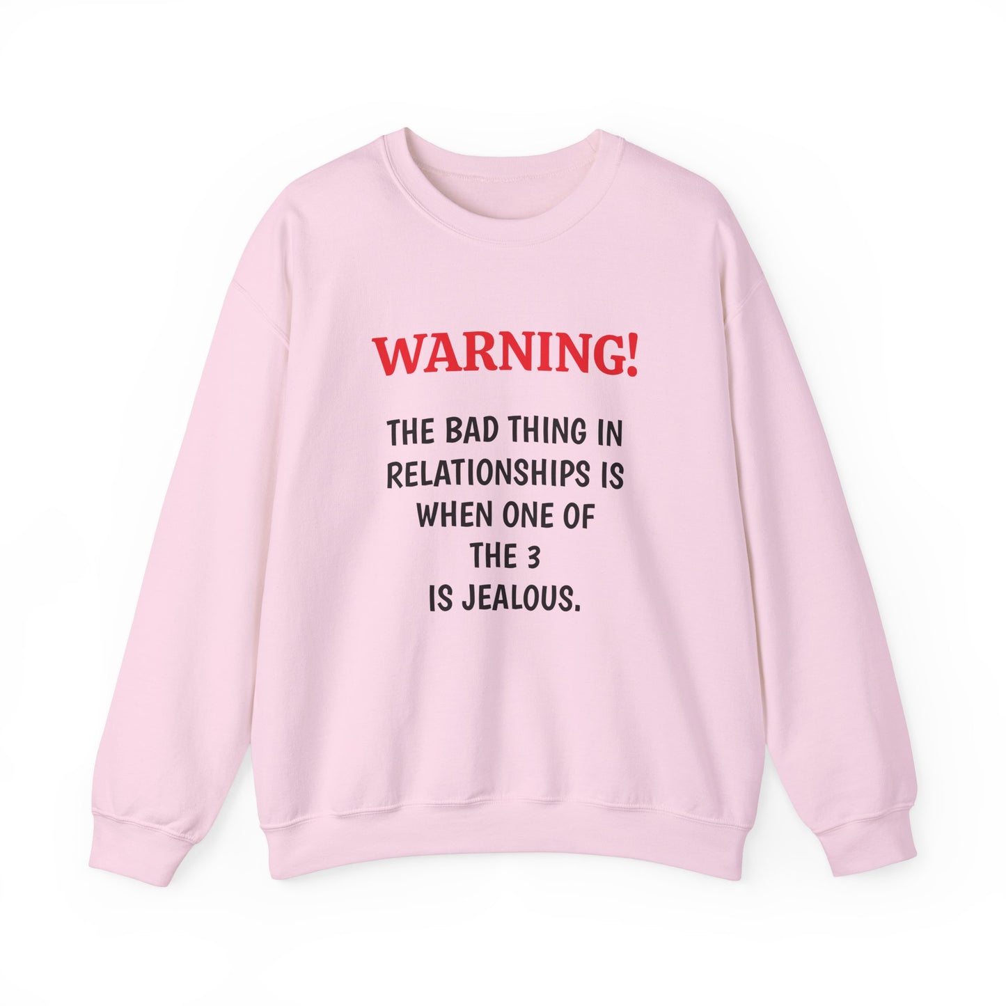 Valentine Funny Quote Couples Unisex Crewneck Sweatshirt