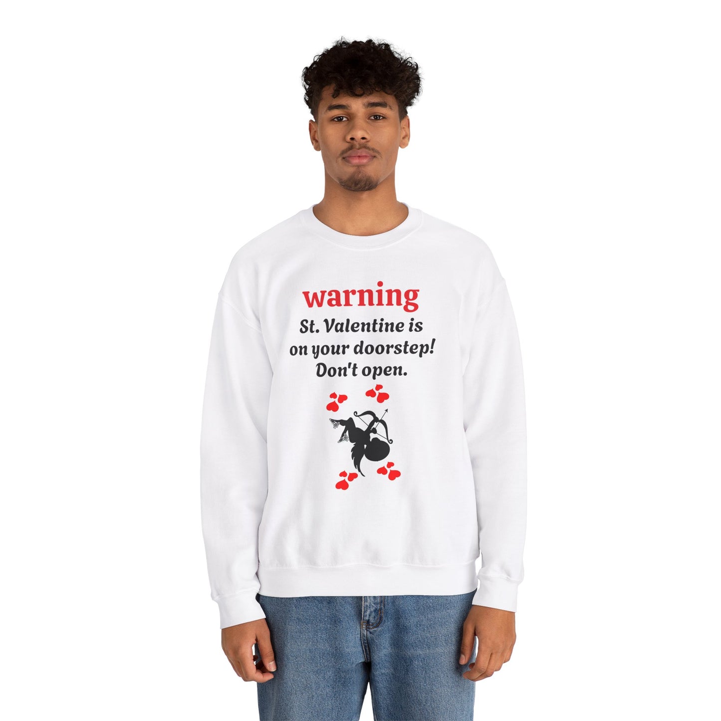 Cupid Valentine Funny Crewneck Sweatshirt