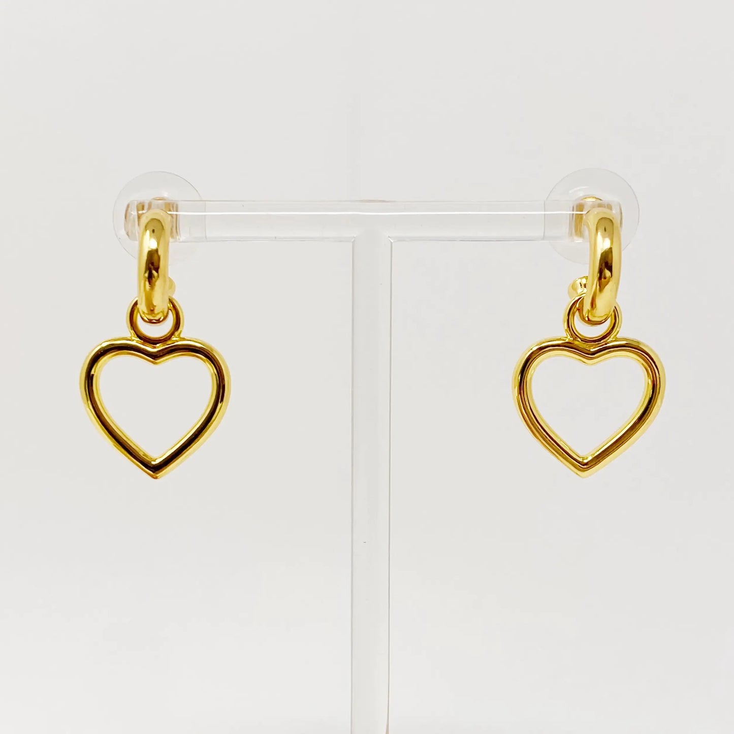 Love Heart Drop Earrings