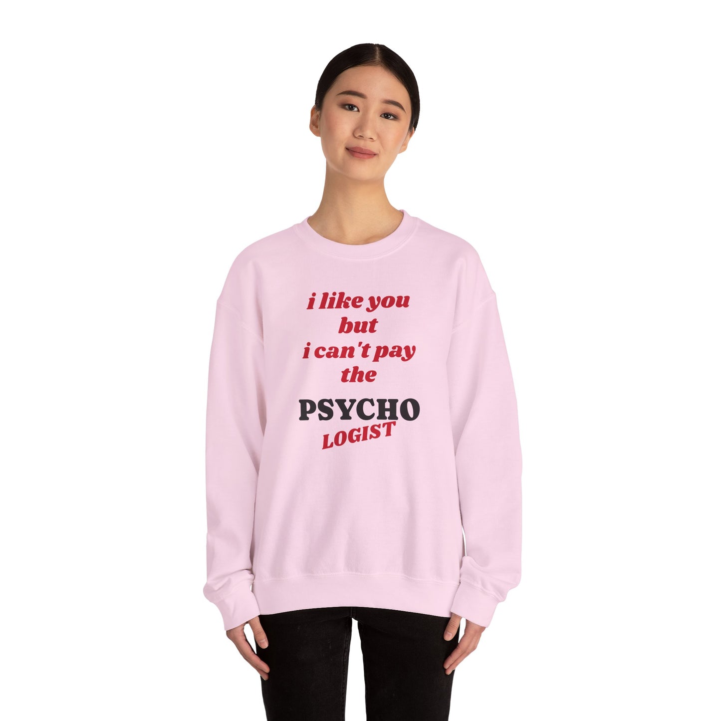 Valentine Funny Tee - Unisex Heavy Blend Crewneck Sweatshirt