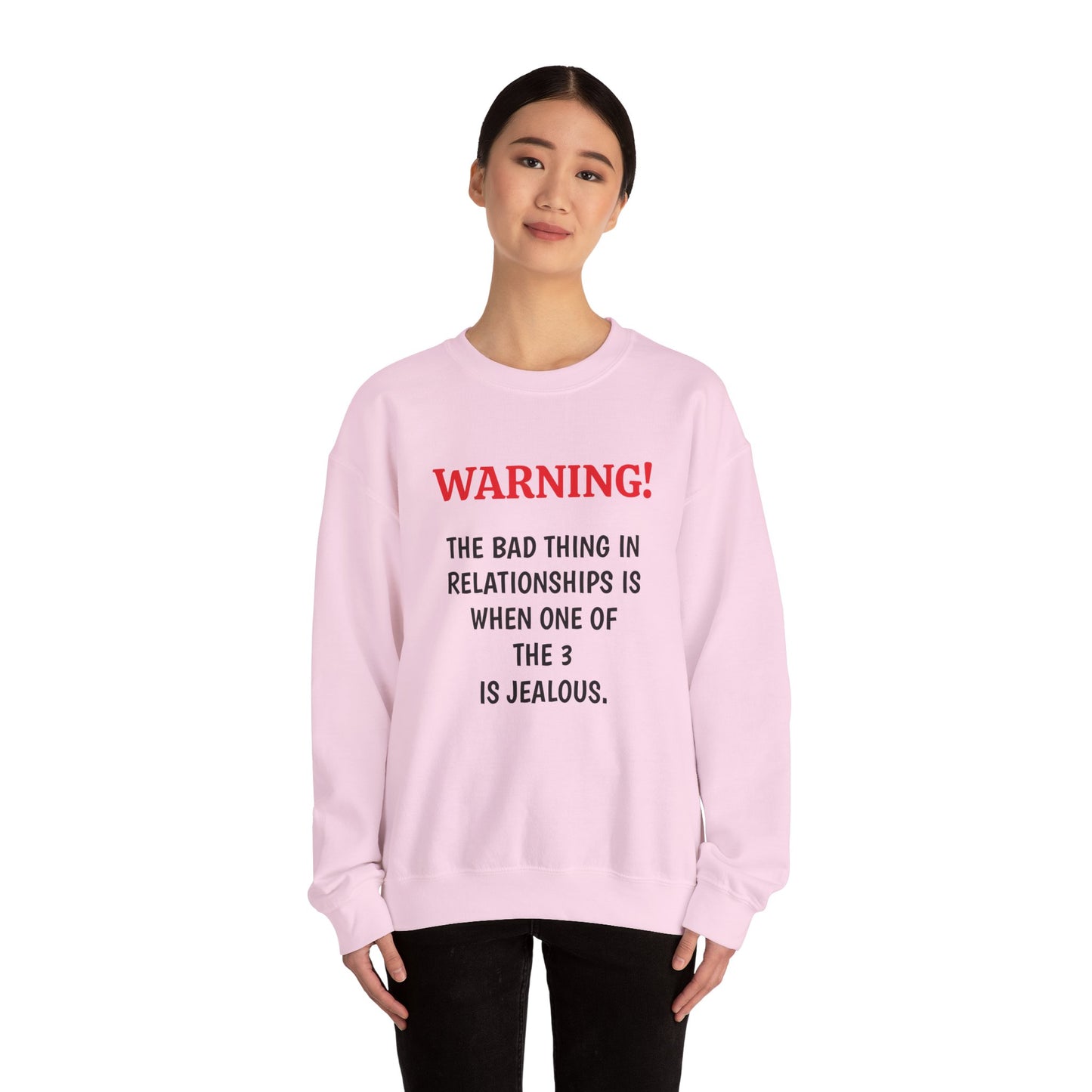 Valentine Funny Quote Couples Unisex Crewneck Sweatshirt