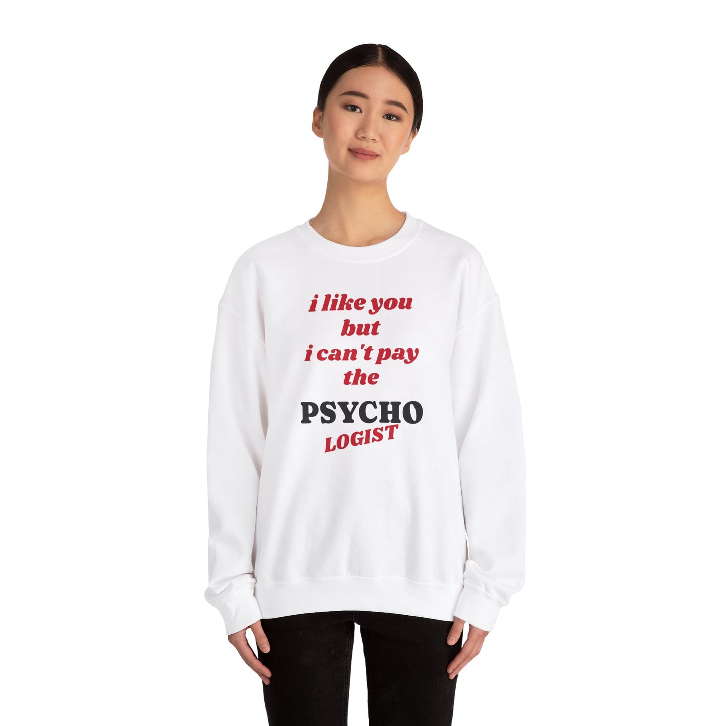 Valentine Funny Tee - Unisex Heavy Blend Crewneck Sweatshirt