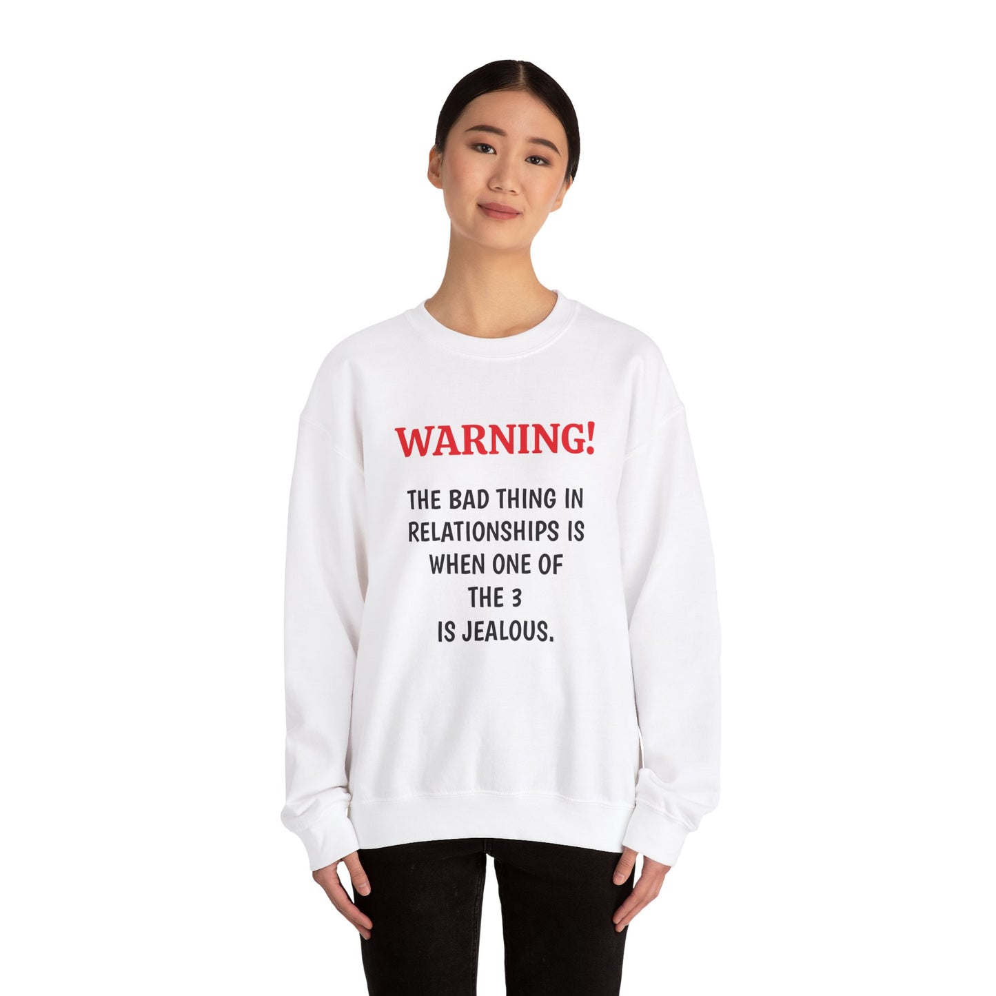 Valentine Funny Quote Couples Unisex Crewneck Sweatshirt