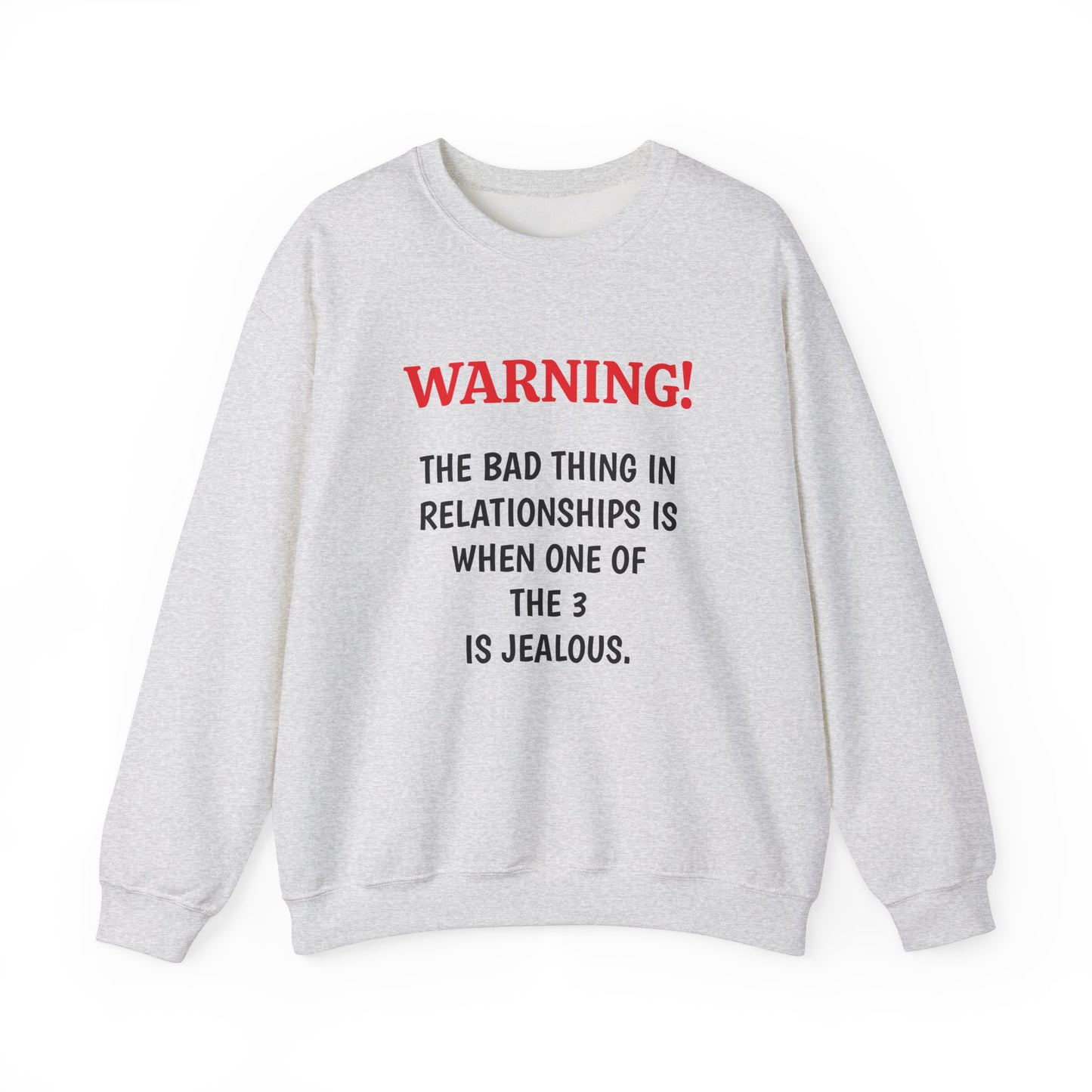 Valentine Funny Quote Couples Unisex Crewneck Sweatshirt