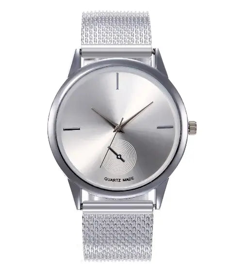 Rose Watch with Quartz Movement - Elegant Minimalist Timepiece