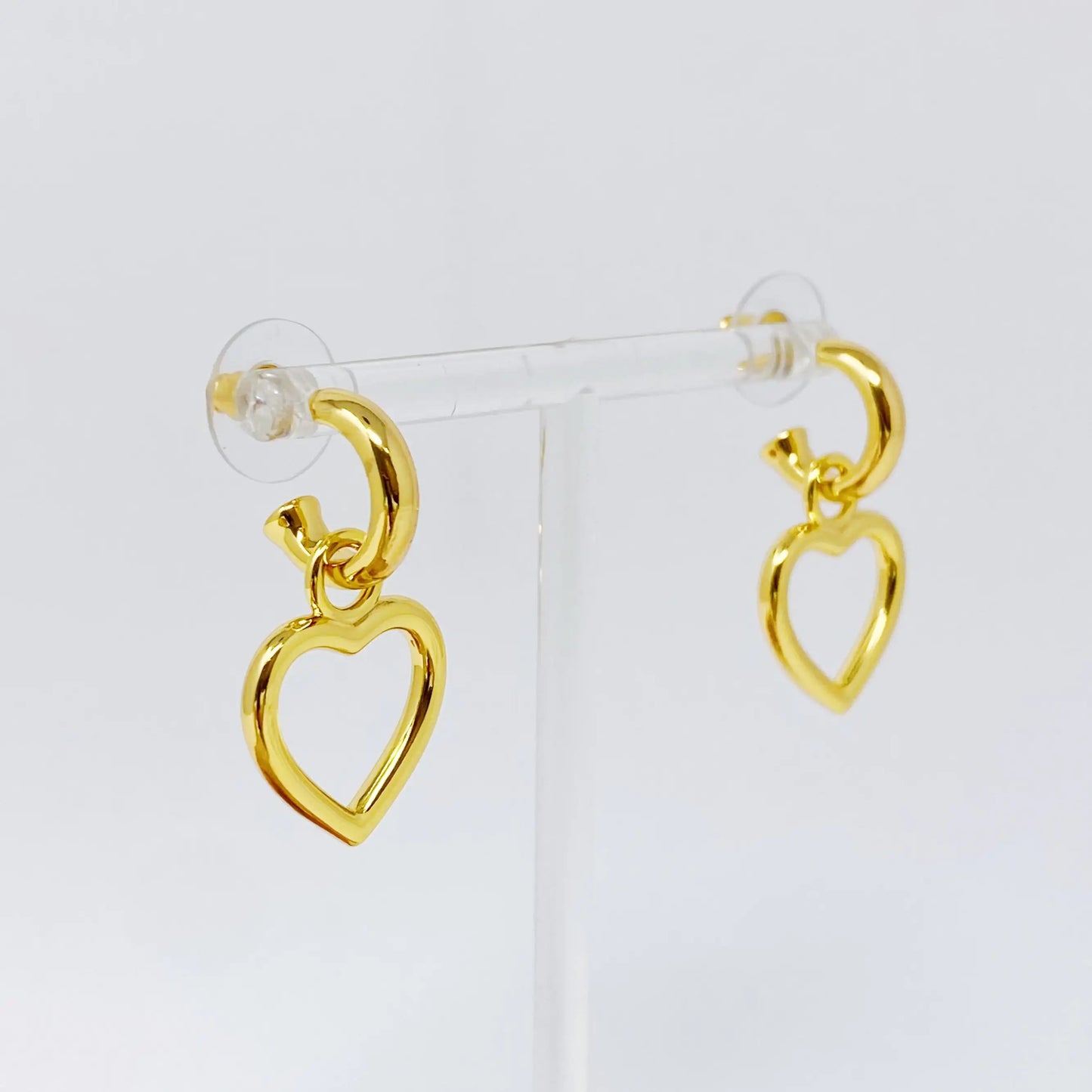 Love Heart Drop Earrings