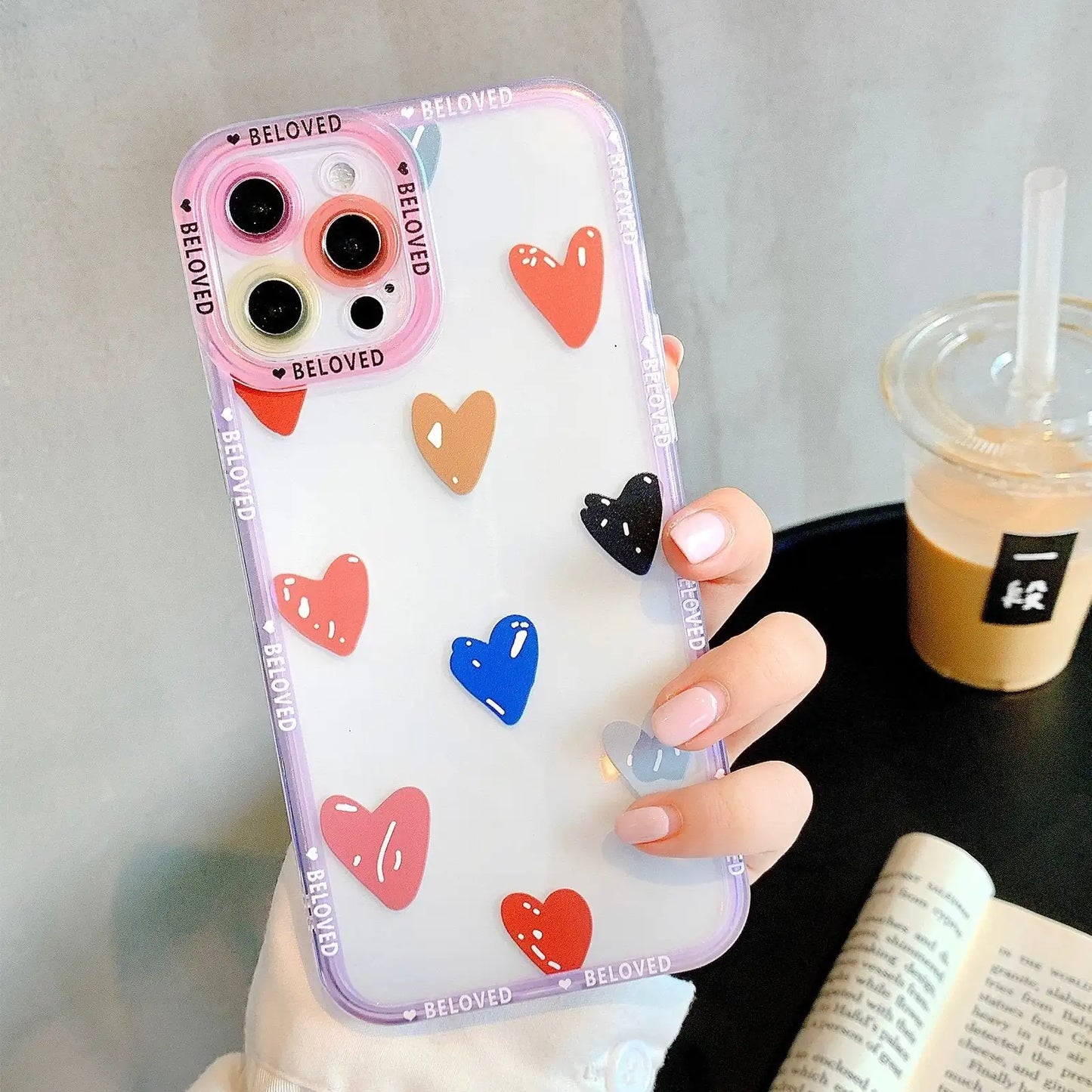 iPhone Heart Cozy Phone Case