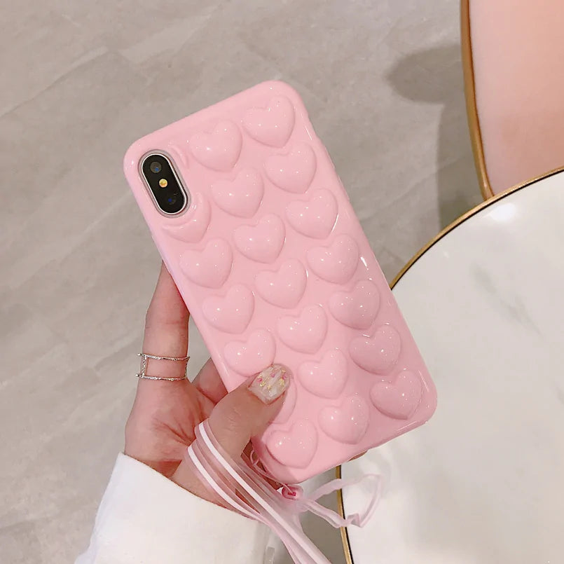 Extra Grip Heart Phone Case for iPhone