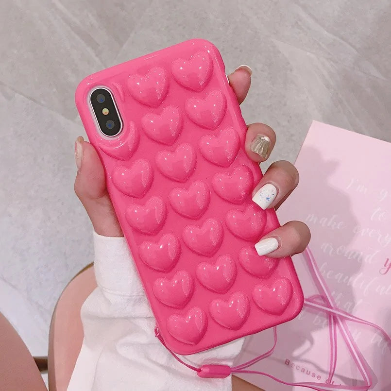 Extra Grip Heart Phone Case for iPhone