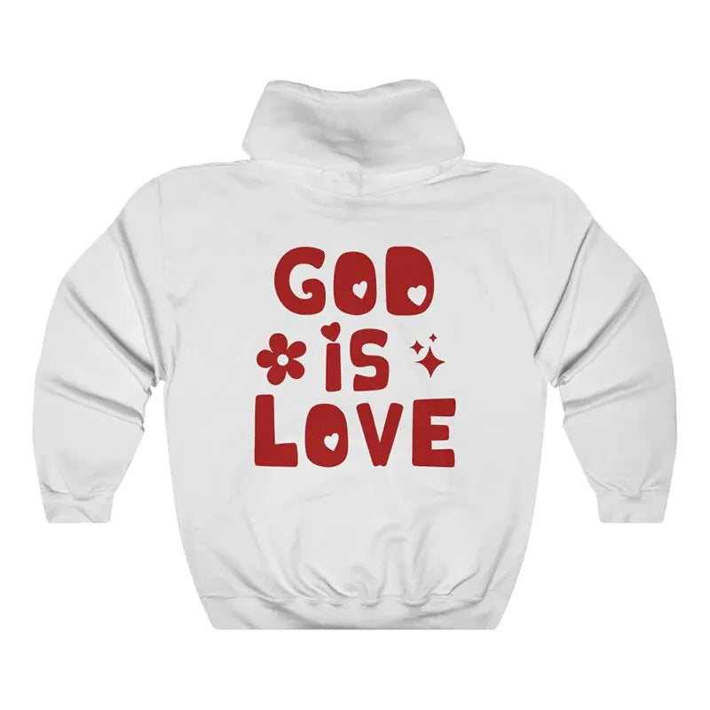 'God Is Love' Faith Print Hoodie