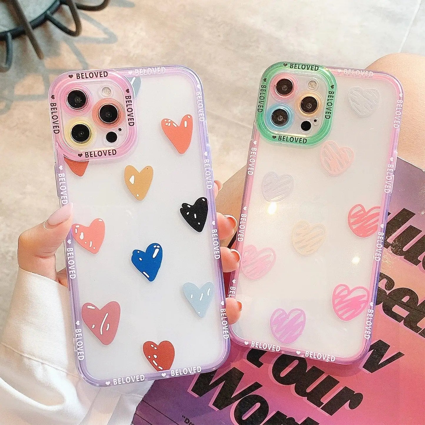 iPhone Heart Cozy Phone Case