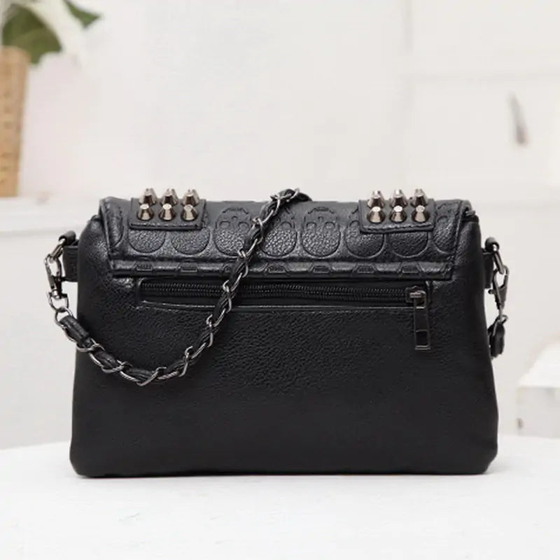 Rivet Punk Style Women's Shoulder Bag