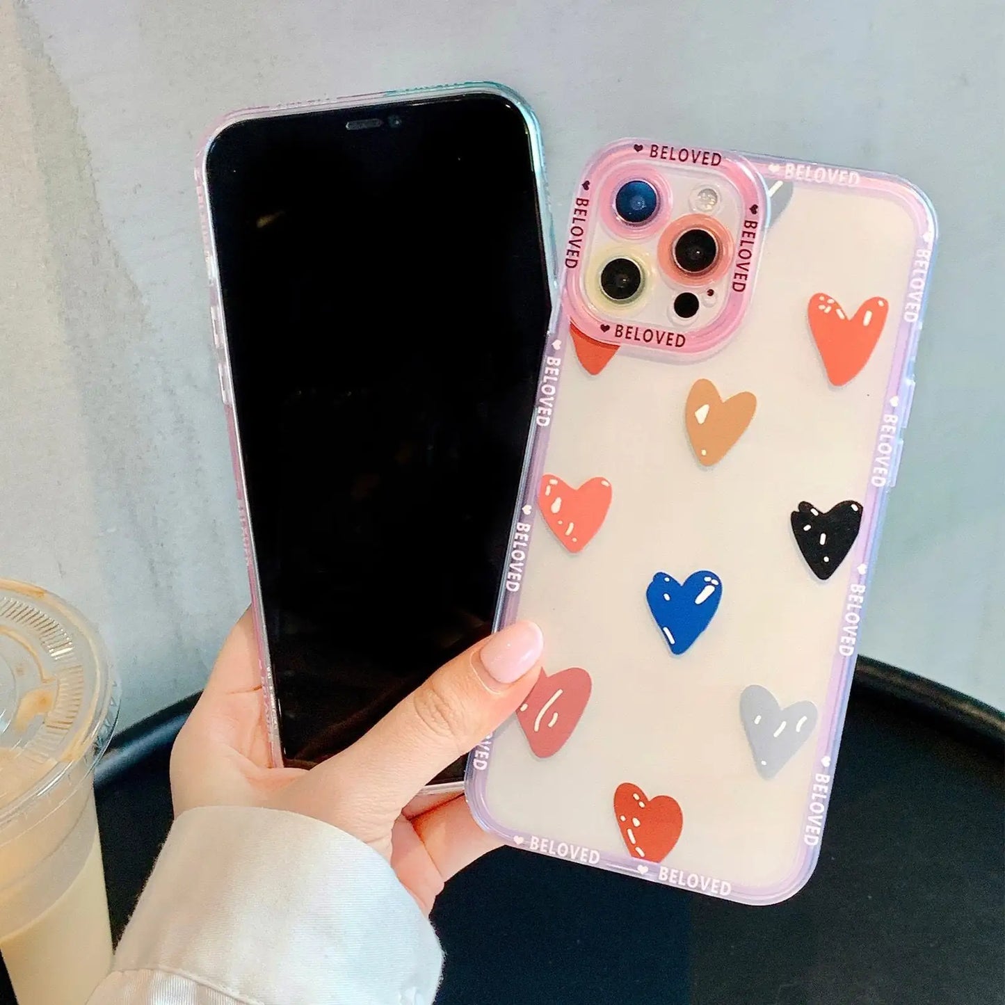 iPhone Heart Cozy Phone Case