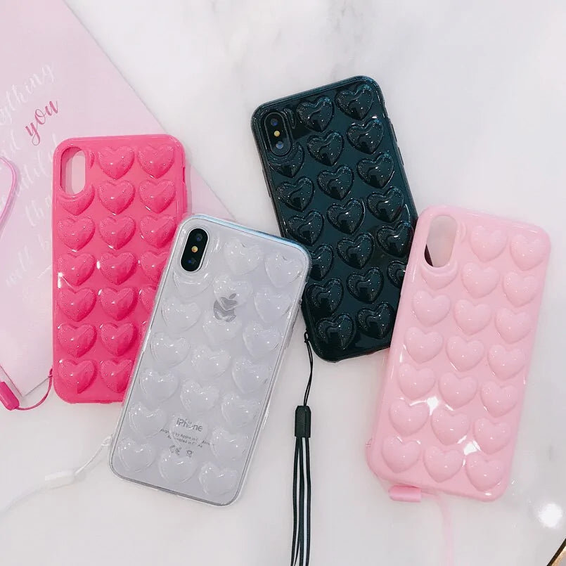 Extra Grip Heart Phone Case for iPhone