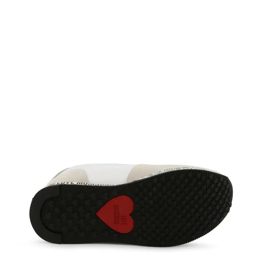 Love Moschino - Red Heart White Edition Sneakers