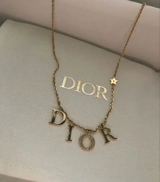 Dior Necklace - Elegant Gold Plated Dee Luxury Collection