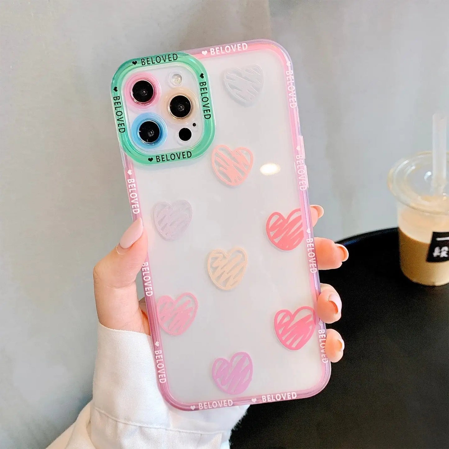 iPhone Heart Cozy Phone Case