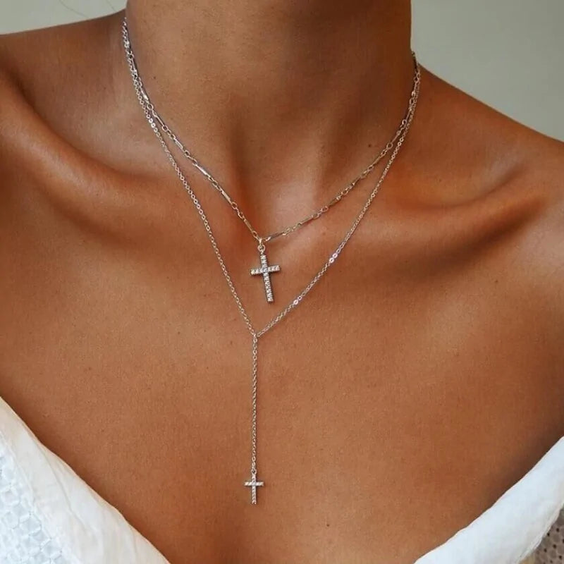 Women's Rose Gold Statement Pendant Necklace