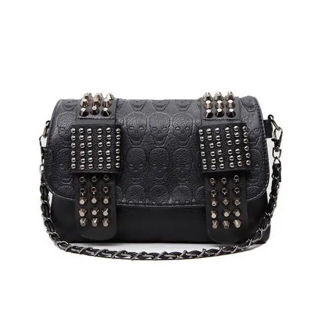 Rivet Punk Style Women's Shoulder Bag